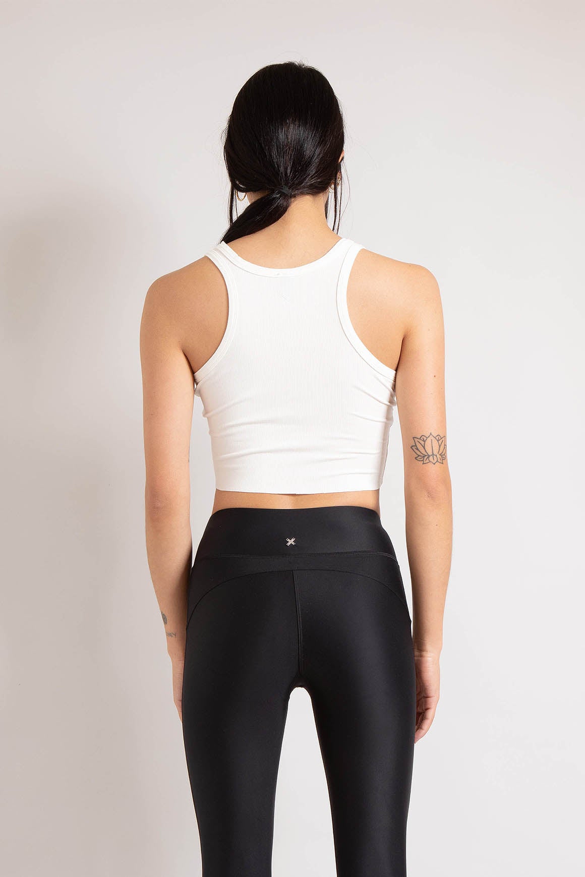 Classic Lace Up Rib Tank