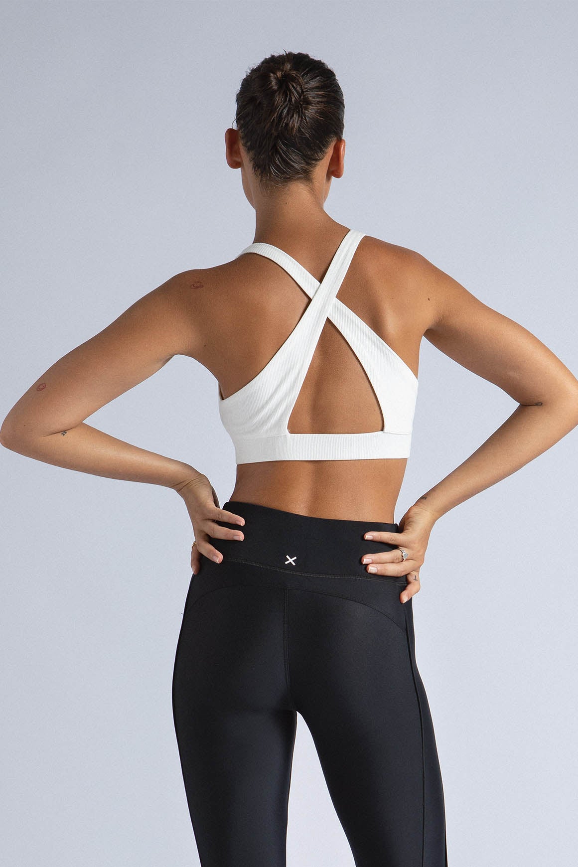 Match Point Rib Crop