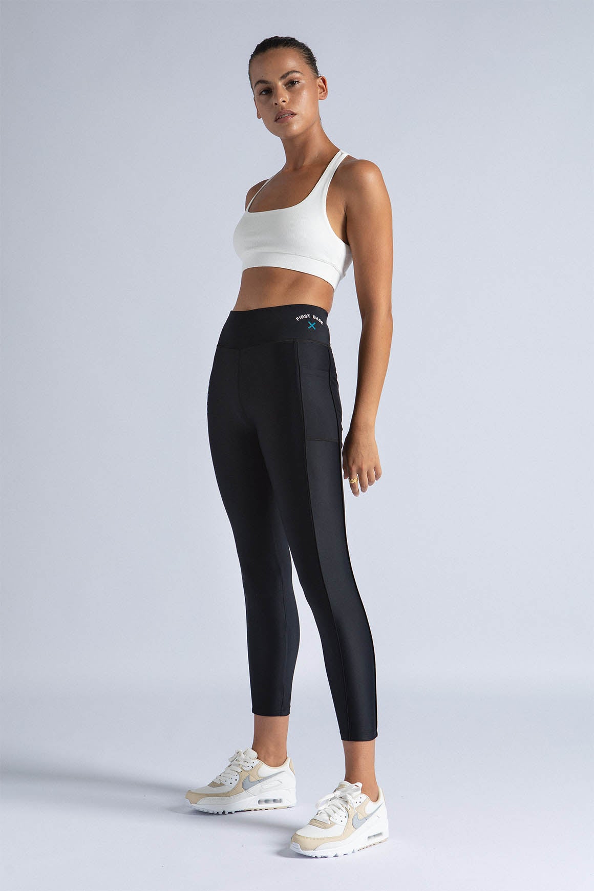 Match Point Rib Crop
