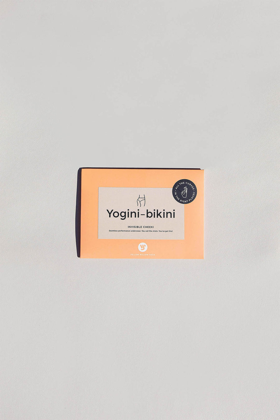 SEAMLESS BIKINI BRIEF - THE 'YOGINI' in BLACK